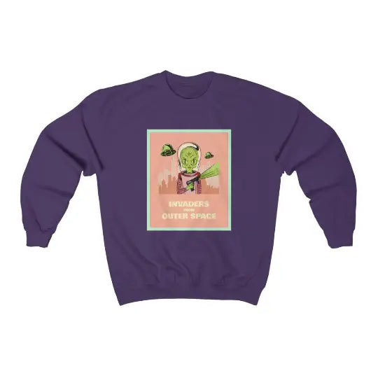Alien Aesthetic Space Sweatshirt - Purple / S - SWEATSHIRT