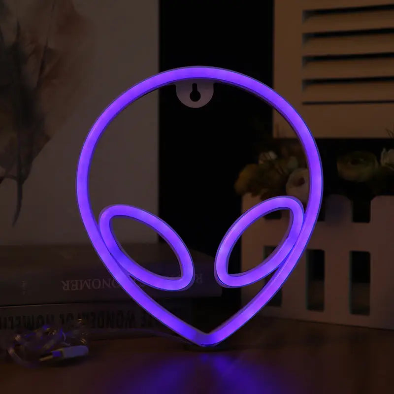 Alien LED Wall Hanging Neon Modeling Lights