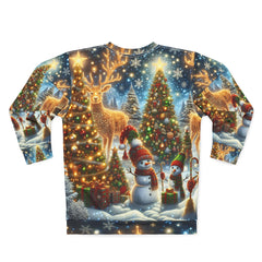 All Over Print Christmas Sweatshirt Enchanted Yuletide