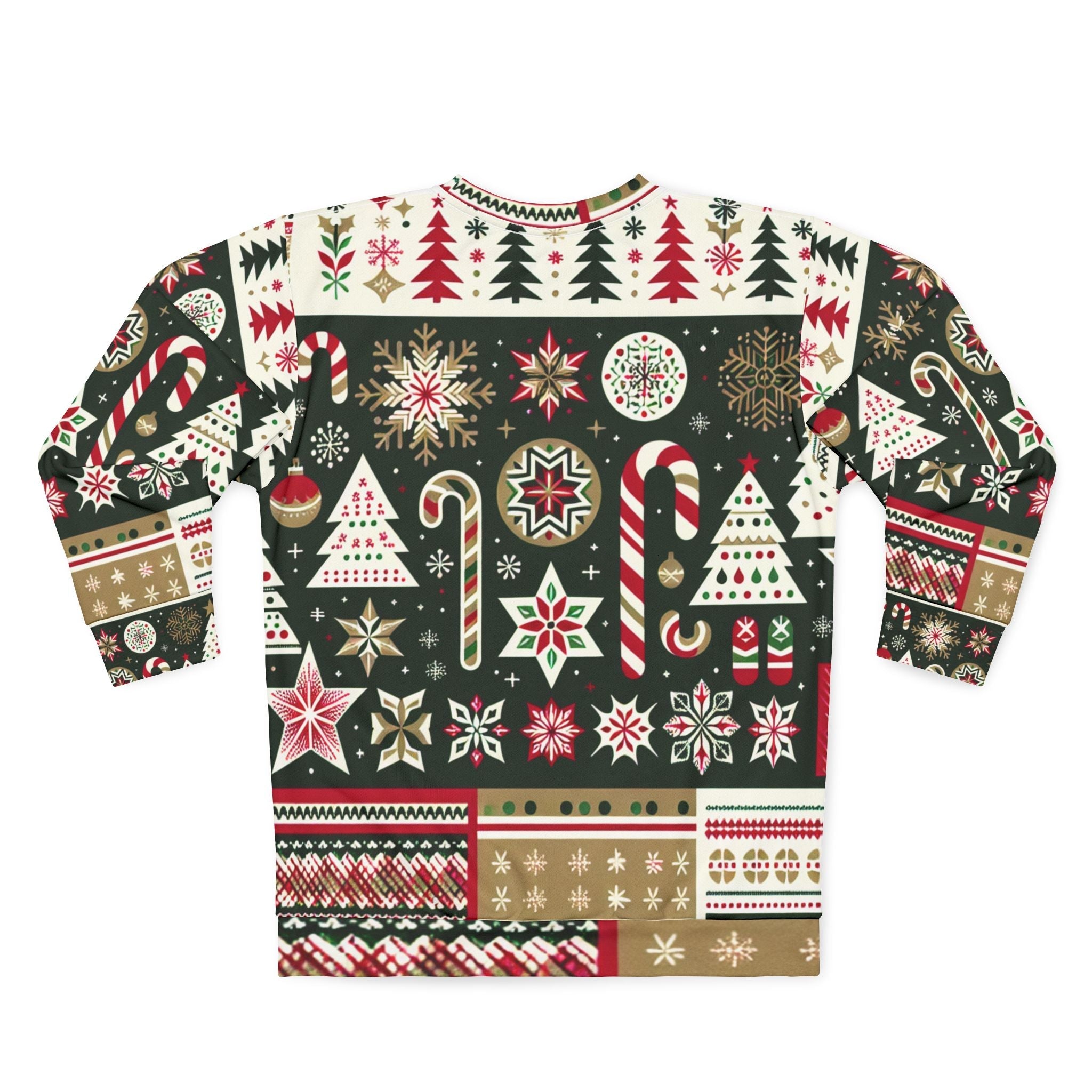 All Over Print Christmas Sweatshirt Festive Wonderland Style