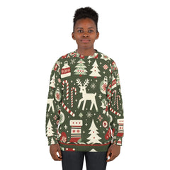 All Over Print Christmas Sweatshirt with Enchanting
