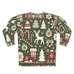 All Over Print Christmas Sweatshirt with Enchanting
