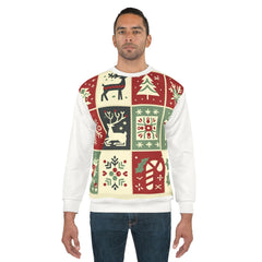 All Over Prints Christmas Sweatshirt for a Jolly Holiday
