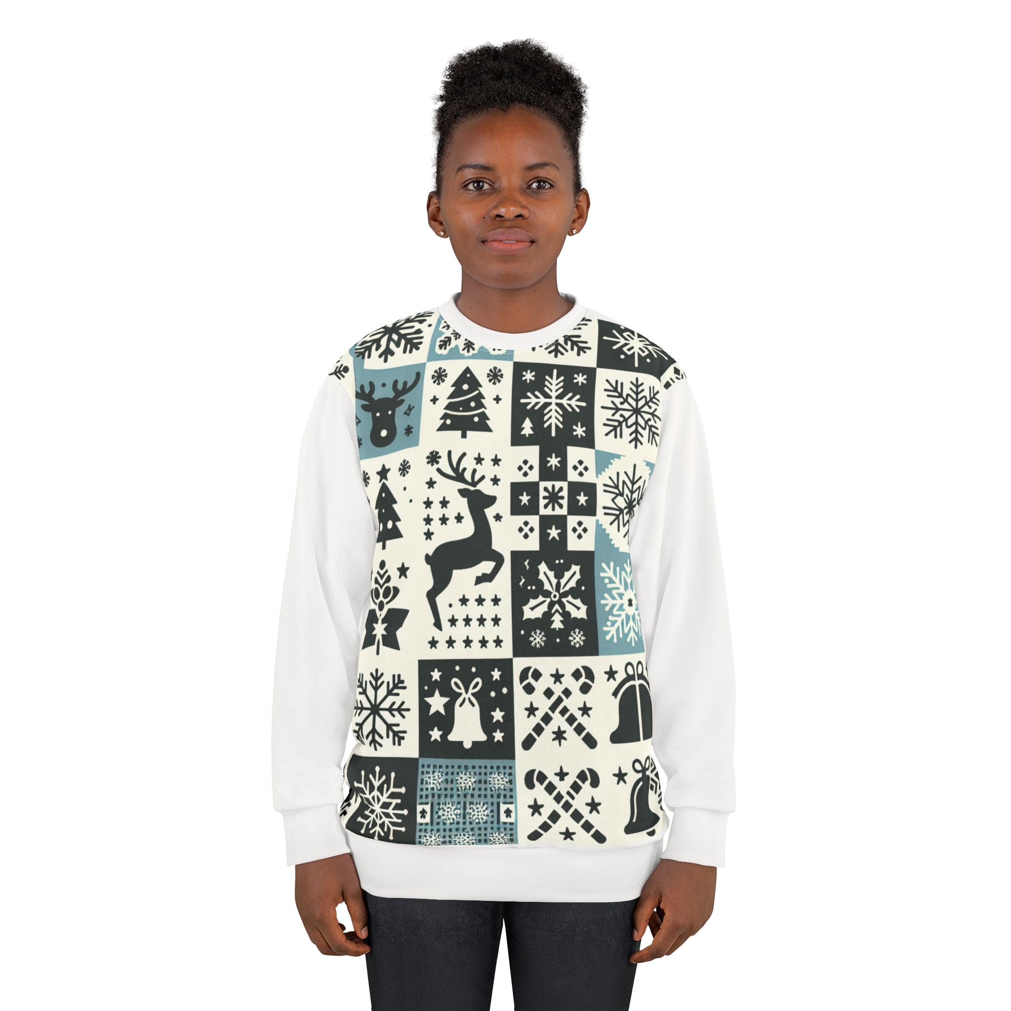 All Over Prints Christmas Sweatshirt Yuletide Delight