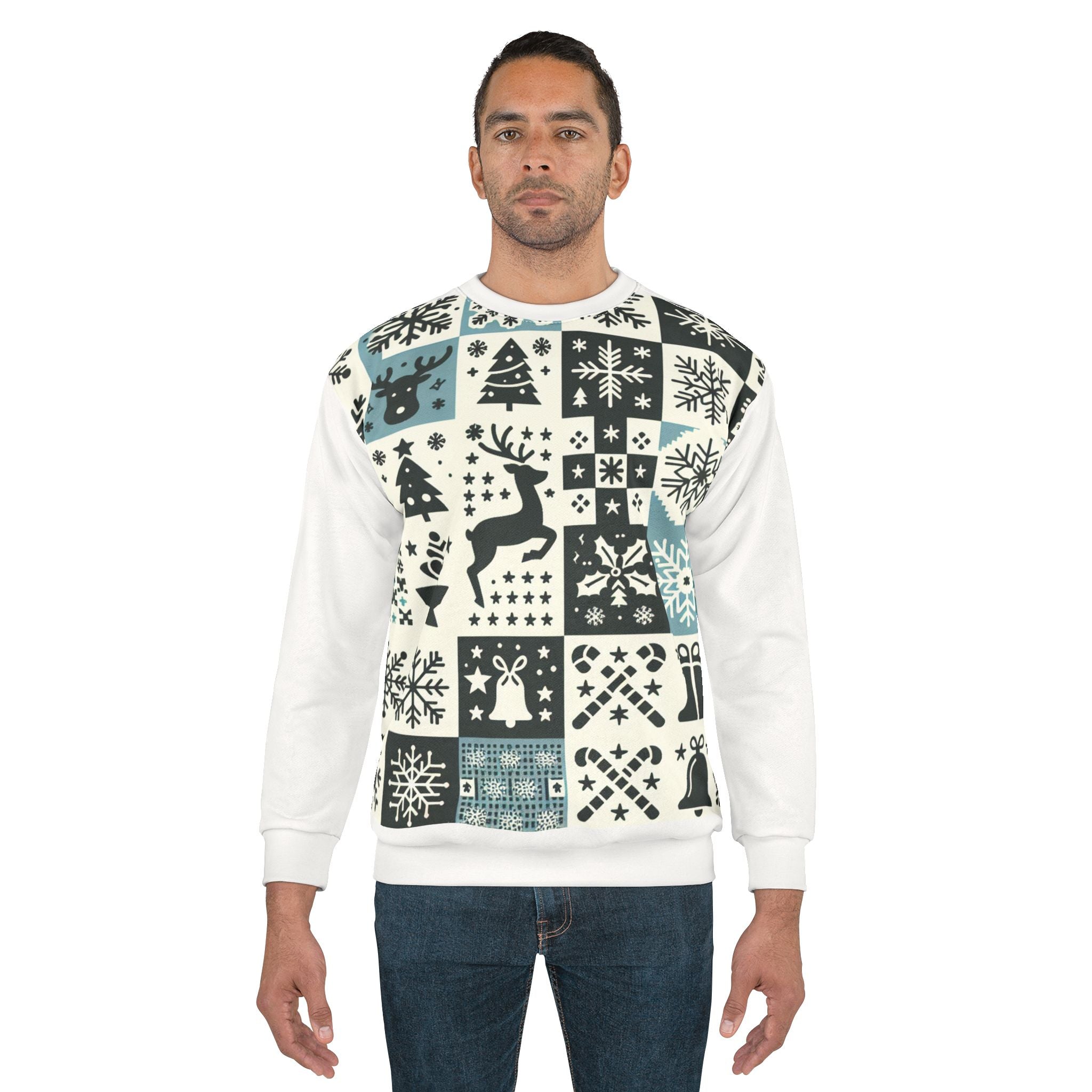 All Over Prints Christmas Sweatshirt Yuletide Delight