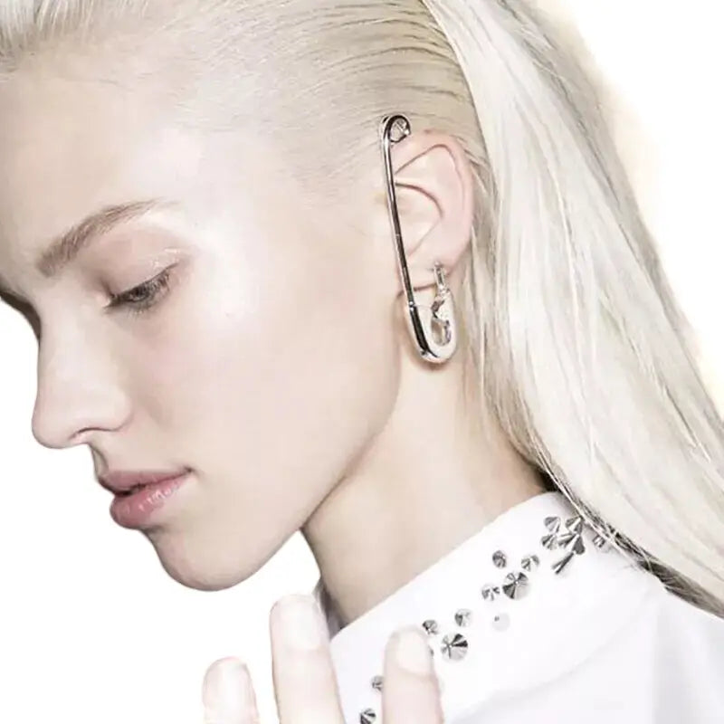 Alloy Safety Hook Earrings for Everyday Wear