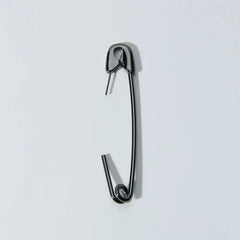 Alloy Safety Hook Earrings for Everyday Wear Black