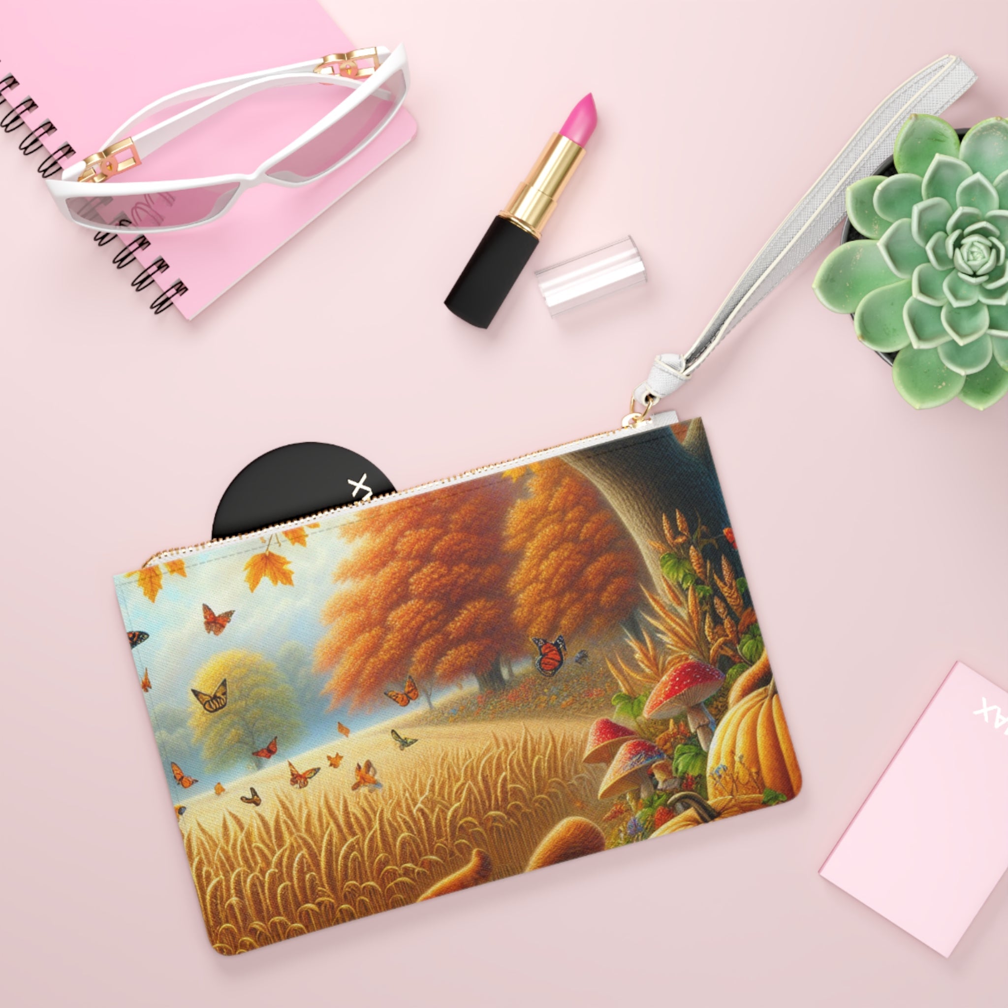 Amber Kensington Autumn Travel Clutch Bag One size