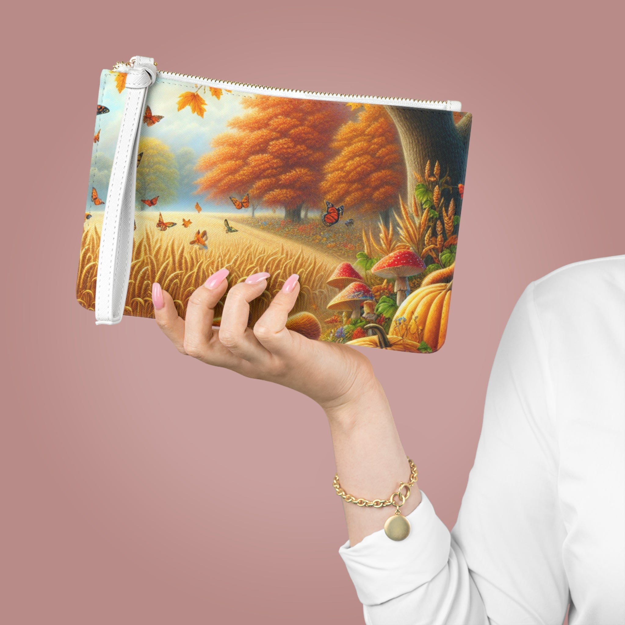 Amber Kensington Autumn Travel Clutch Bag One size