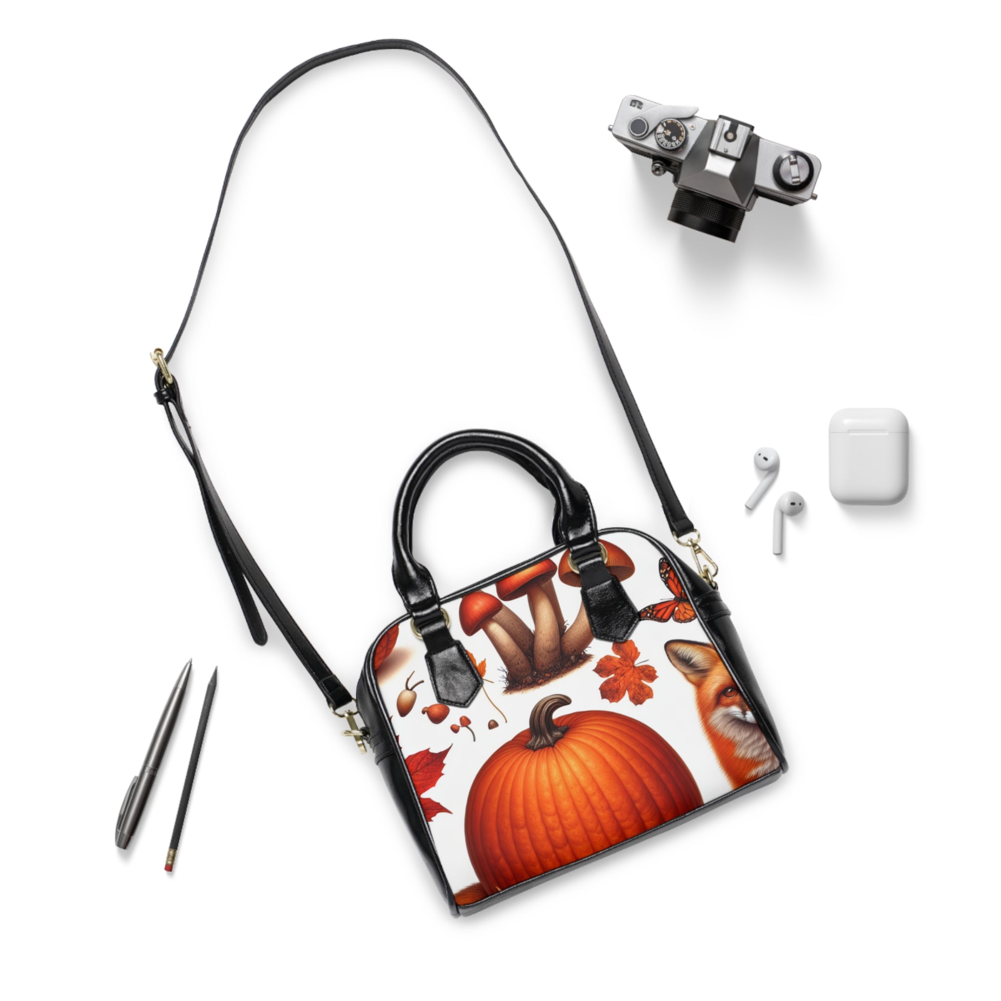 Amber Kensington Shoulder Handbag Autumn Design 9.45’’ x