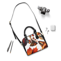 Amelia Harvest Area Shoulder Handbag 9.45’’ x 8.27’’ / Black