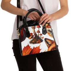 Amelia Harvest Area Shoulder Handbag 9.45’’ x 8.27’’ / Black