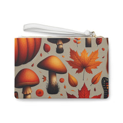 Amelia Harvest Clutch Bag with Autumn Pumpkin Design