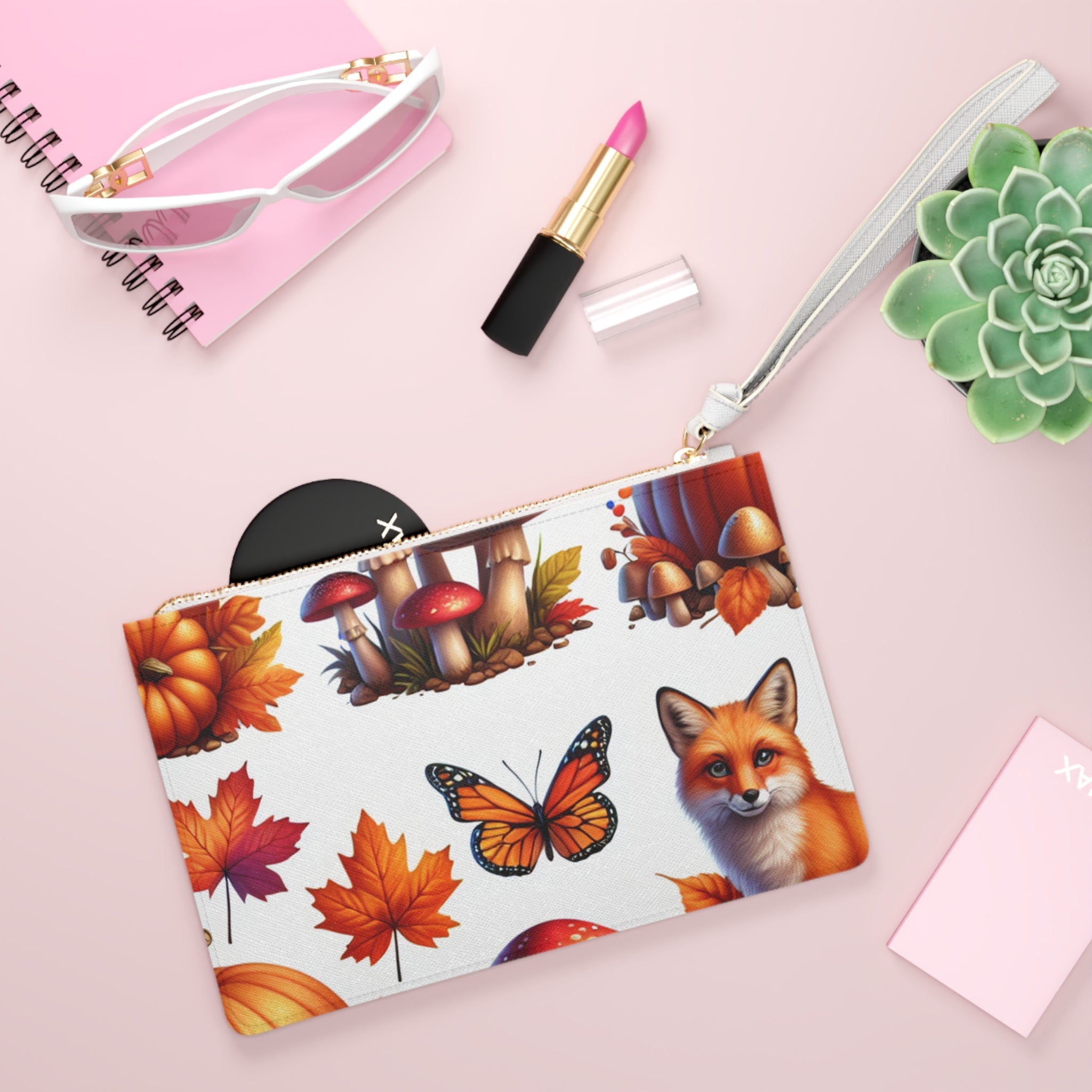 Amelia Harvest Clutch Bag with Sleek Bold Design One size