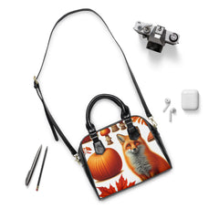 Amelia Harvest Shoulder Handbag with Autumn Design 9.45’’ x