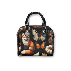 Amelia Harvest Shoulder Handbag with Autumn Fox Design