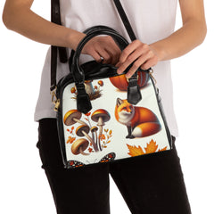 Amelia Harvest Shoulder Handbag with Autumn Leaf Design
