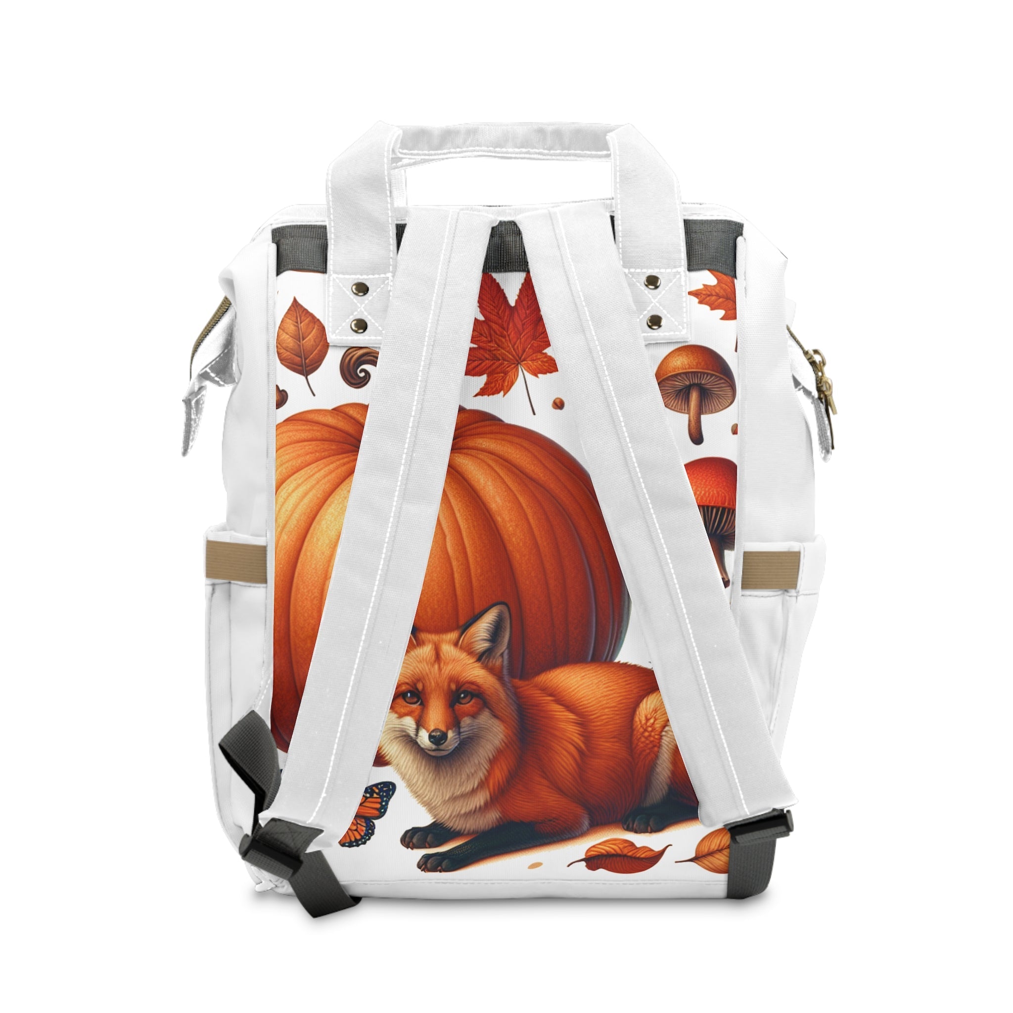 Amelia Harvest Shoulder Handbag with Autumn Pumpkin Design