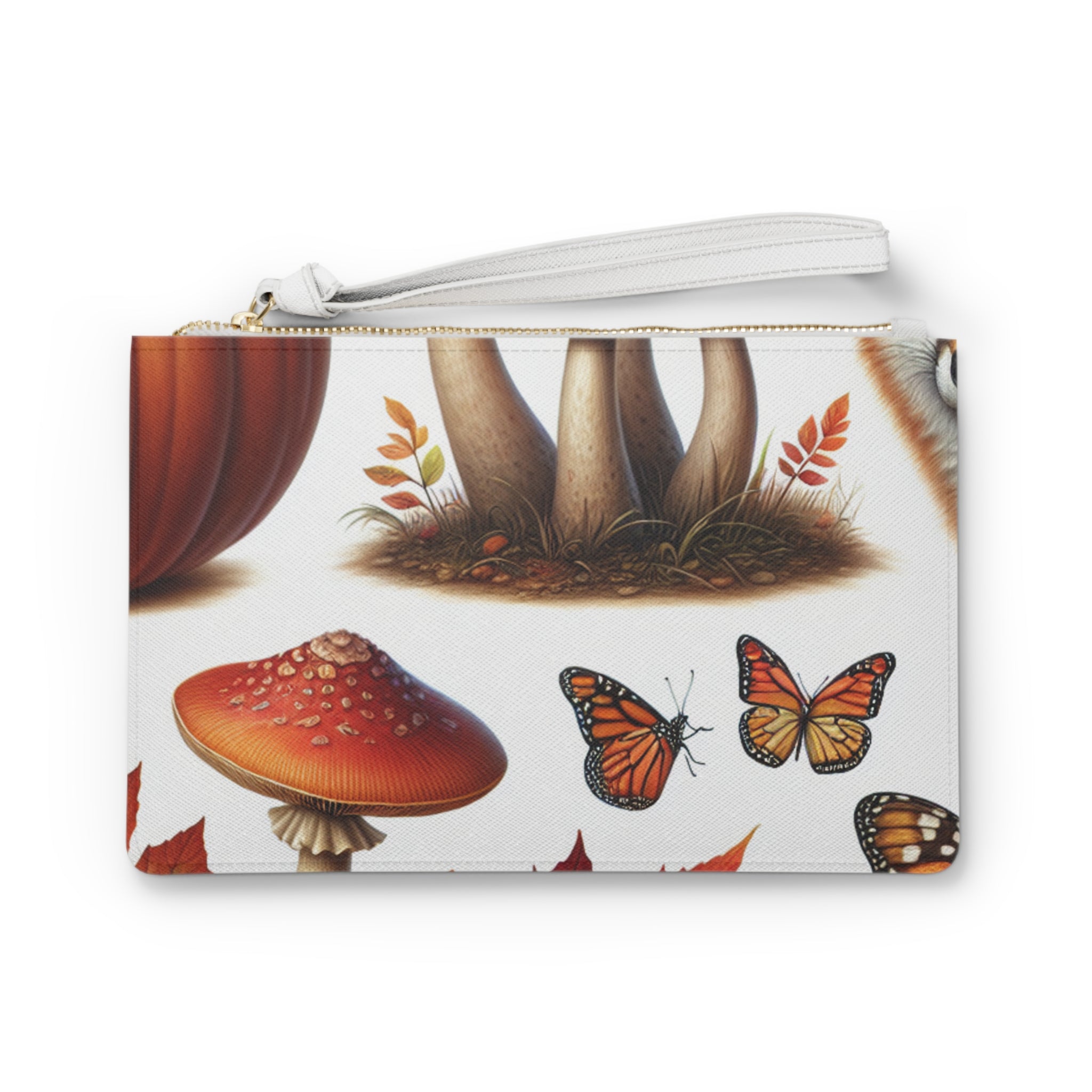 Amelia Harvest Travel Bag with Autumn Fox and Pumpkin