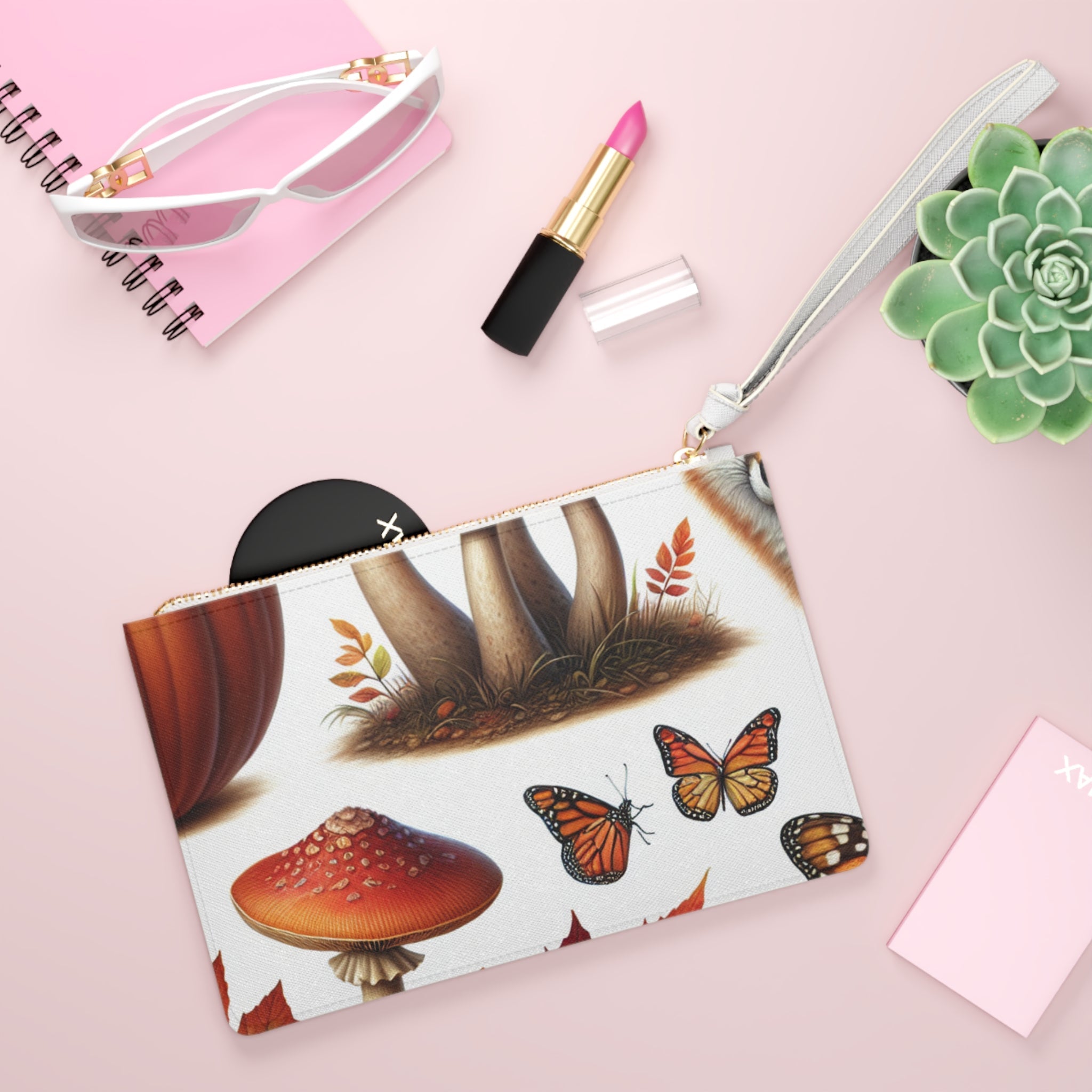 Amelia Harvest Travel Bag with Autumn Fox and Pumpkin