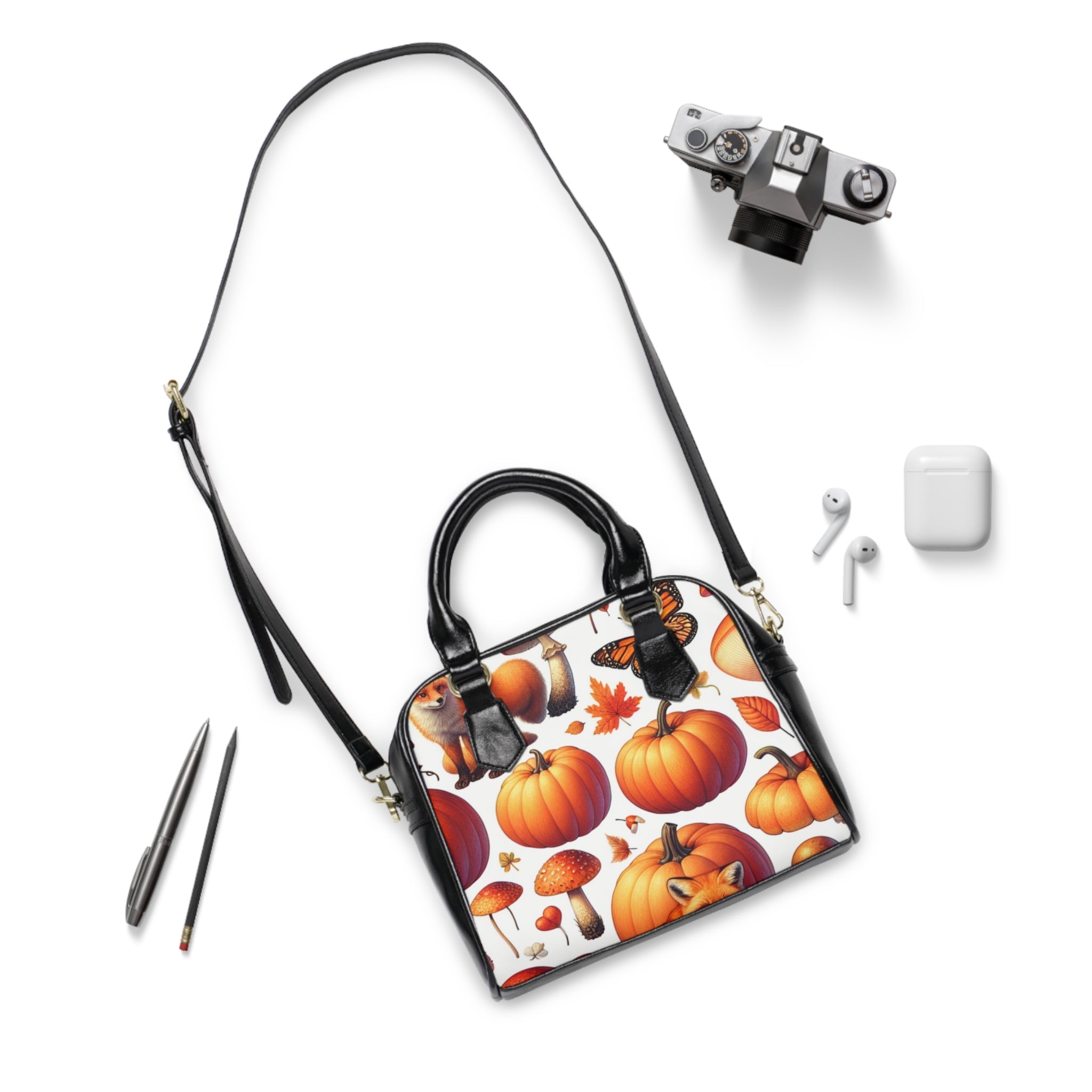 Amelia Oakwood Shoulder Handbag for Everyday 9.45’’ x