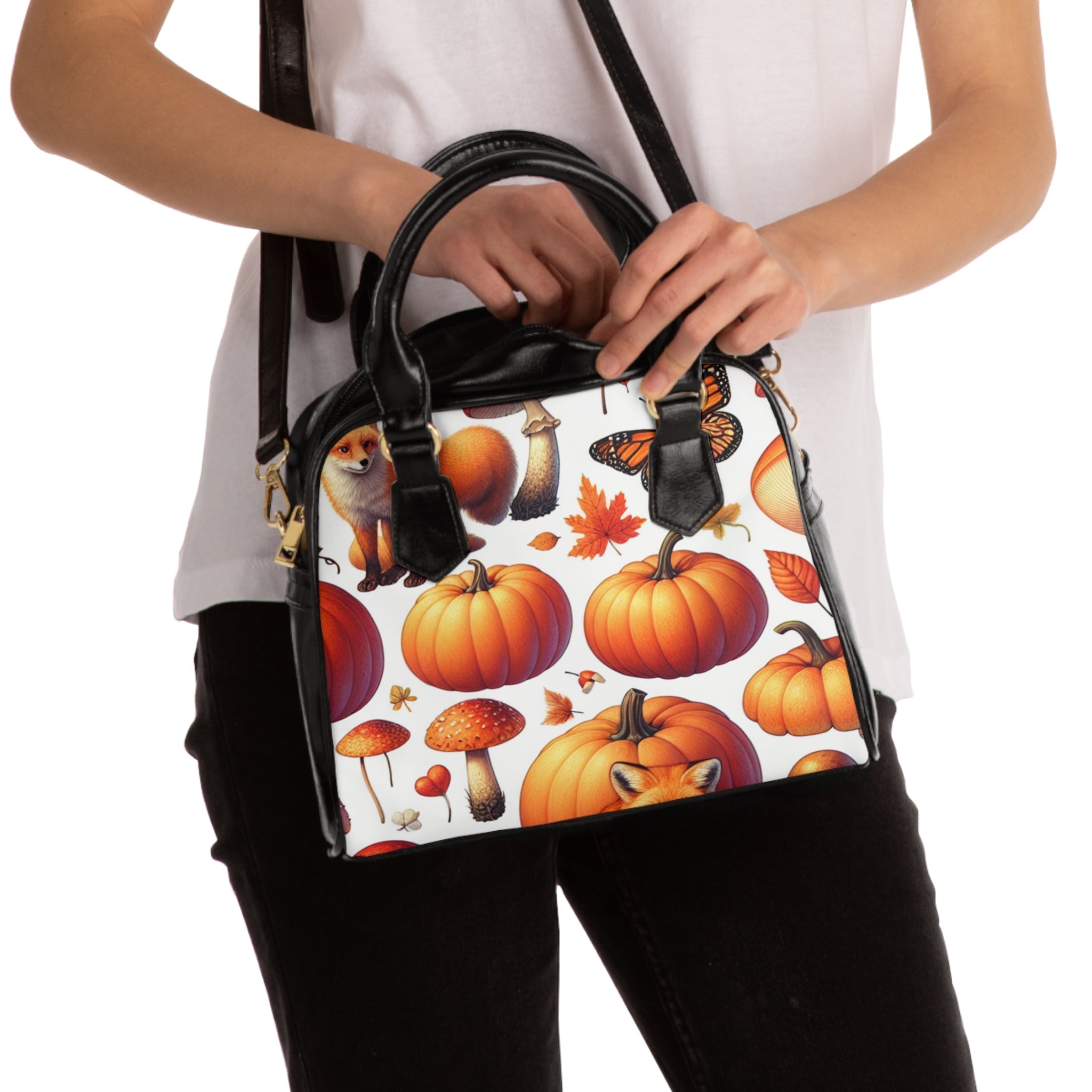Amelia Oakwood Shoulder Handbag for Everyday 9.45’’ x