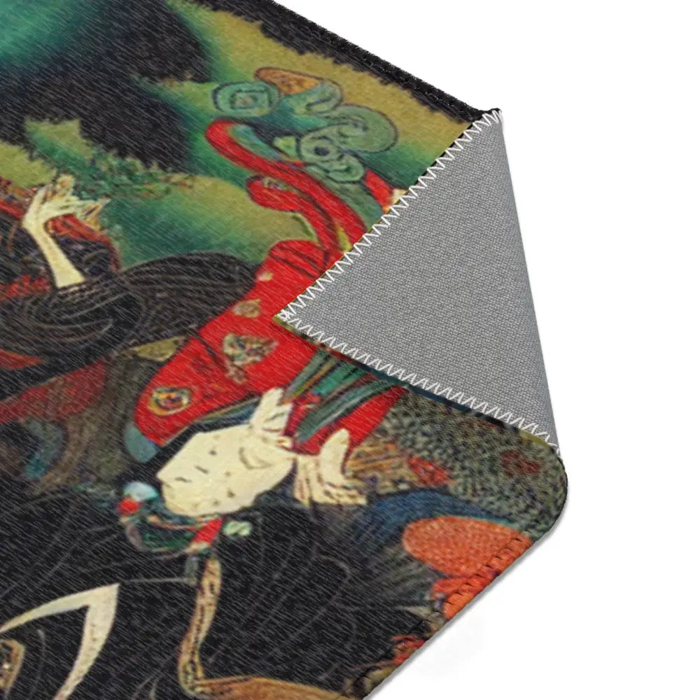 Ancient Japanese Yokai Art Area Rug
