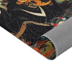 Ancient Japanese Yokai Art Area Rug