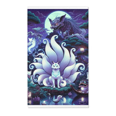 Ancient Yokai-Themed Area Rug with Japanese Folklore Design