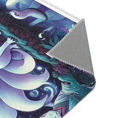 Ancient Yokai-Themed Area Rug with Japanese Folklore Design