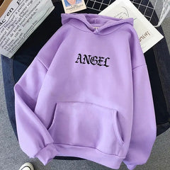 Angel Gothic Hoodie - purple / S - hoodie
