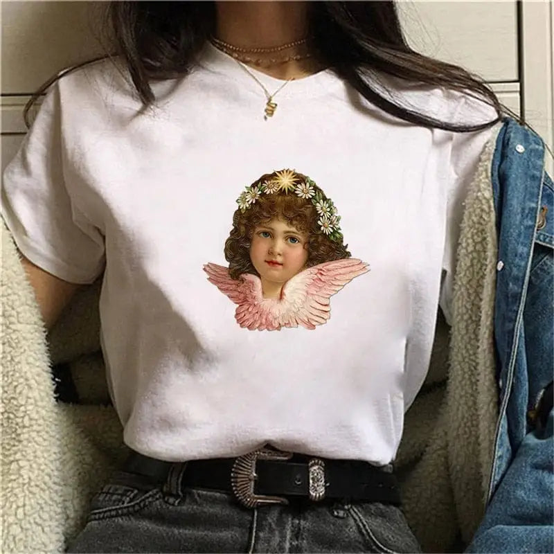 Angels Short Sleeve T Shirt for Everyday Wear