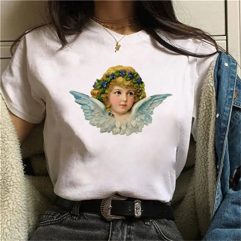 Angels Short Sleeve T Shirt for Everyday Wear