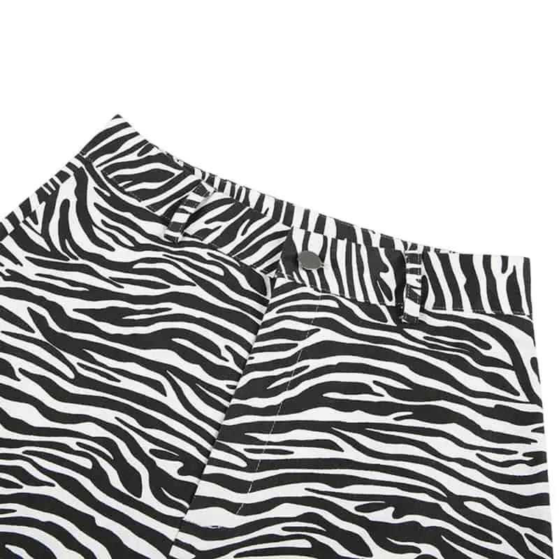 Animal Print Zebra Pants for Women