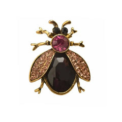 Animals Crystal Rhinestone Brooch Pin with Alloy Metal Base