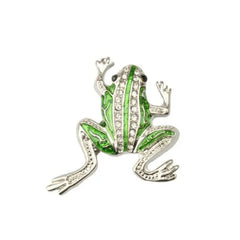 Animals Crystal Rhinestone Brooch Pin with Alloy Metal Base