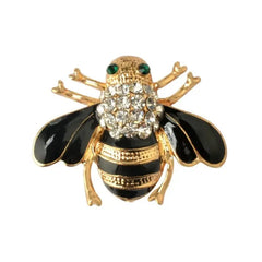 Animals Crystal Rhinestone Brooch Pin with Alloy Metal Base