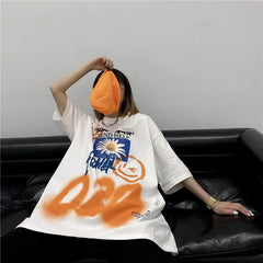 Anime Japan Style Gothic Oversized T Shirt