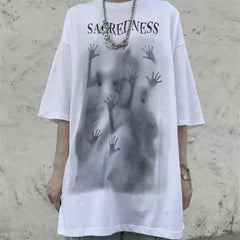 Anime Japan Style Gothic Oversized T-Shirts