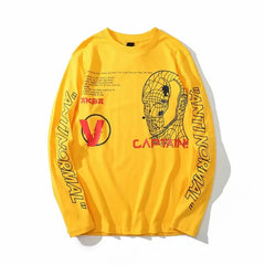 Antinormal Sweatshirt Modern Street Style yellow / L