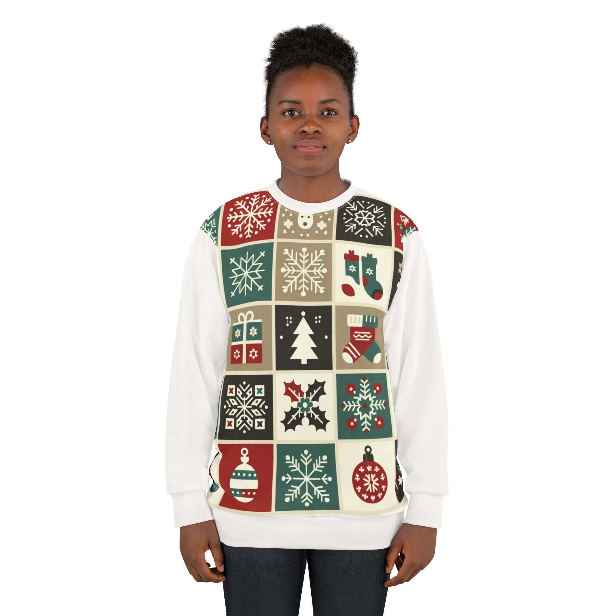 Area Christmas Sweatshirt Enchanted Winter Wonderland