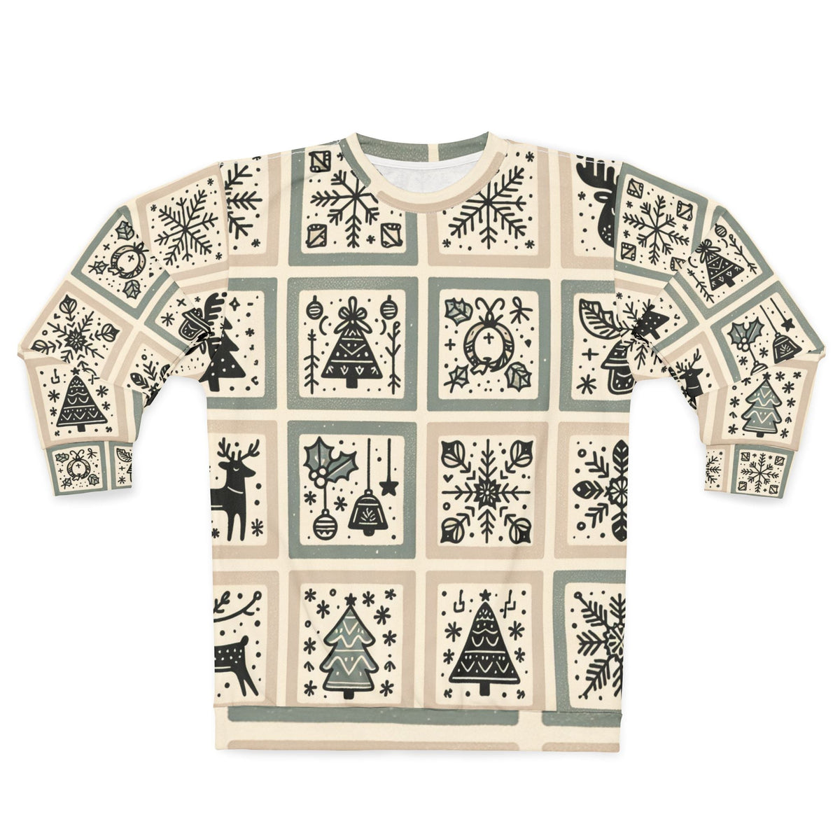 Area Christmas Sweatshirt Enchanted Yuletide Design XS