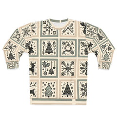 Area Christmas Sweatshirt Enchanted Yuletide Design XS