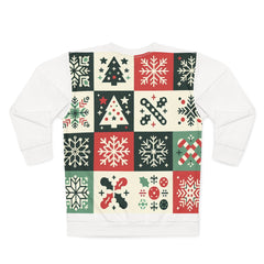 Area Christmas Sweatshirt Festive Luminary Wonderland Print