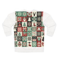 Area Christmas Sweatshirt Festive Winter Wonderland Print