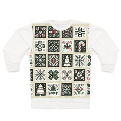 Area Christmas Sweatshirt Winter Wonderland Pattern XS