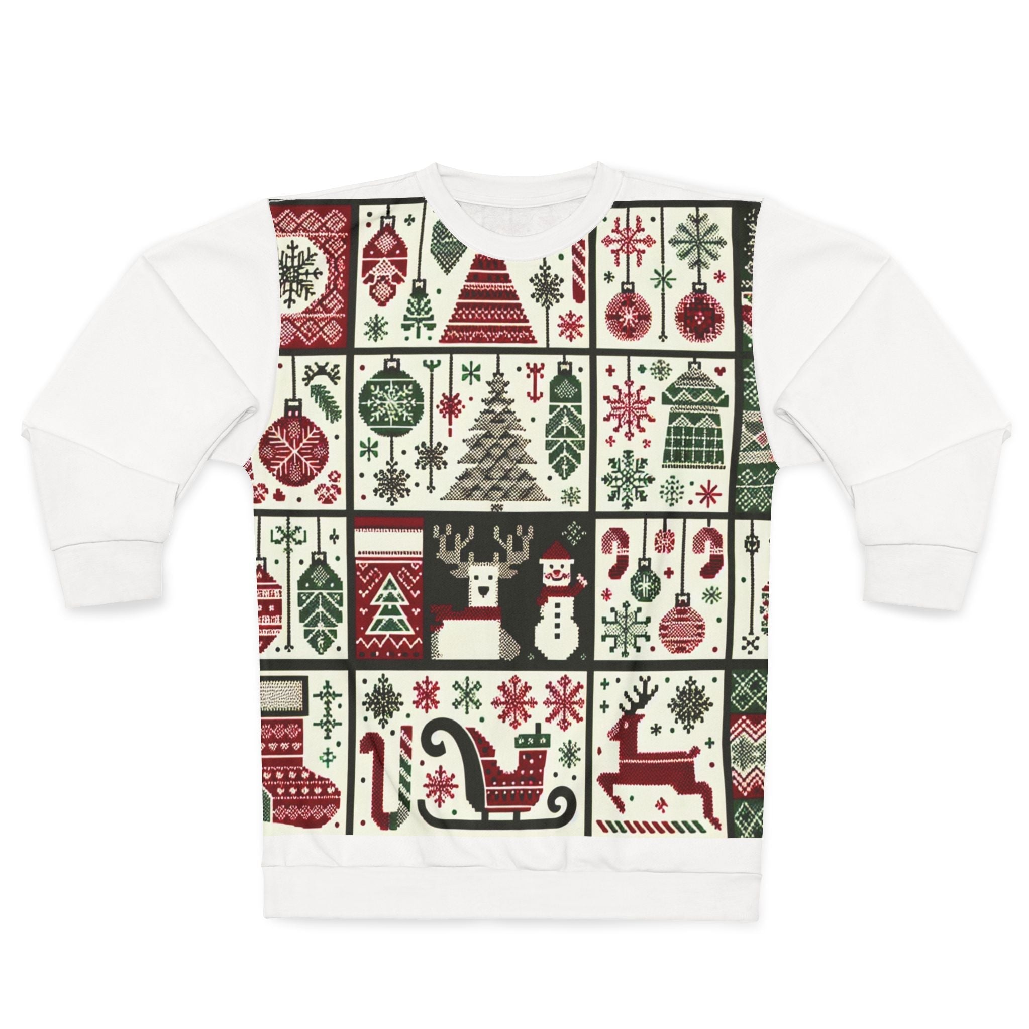Area Christmas Sweatshirt with Enchanted Holiday Sparkle XS