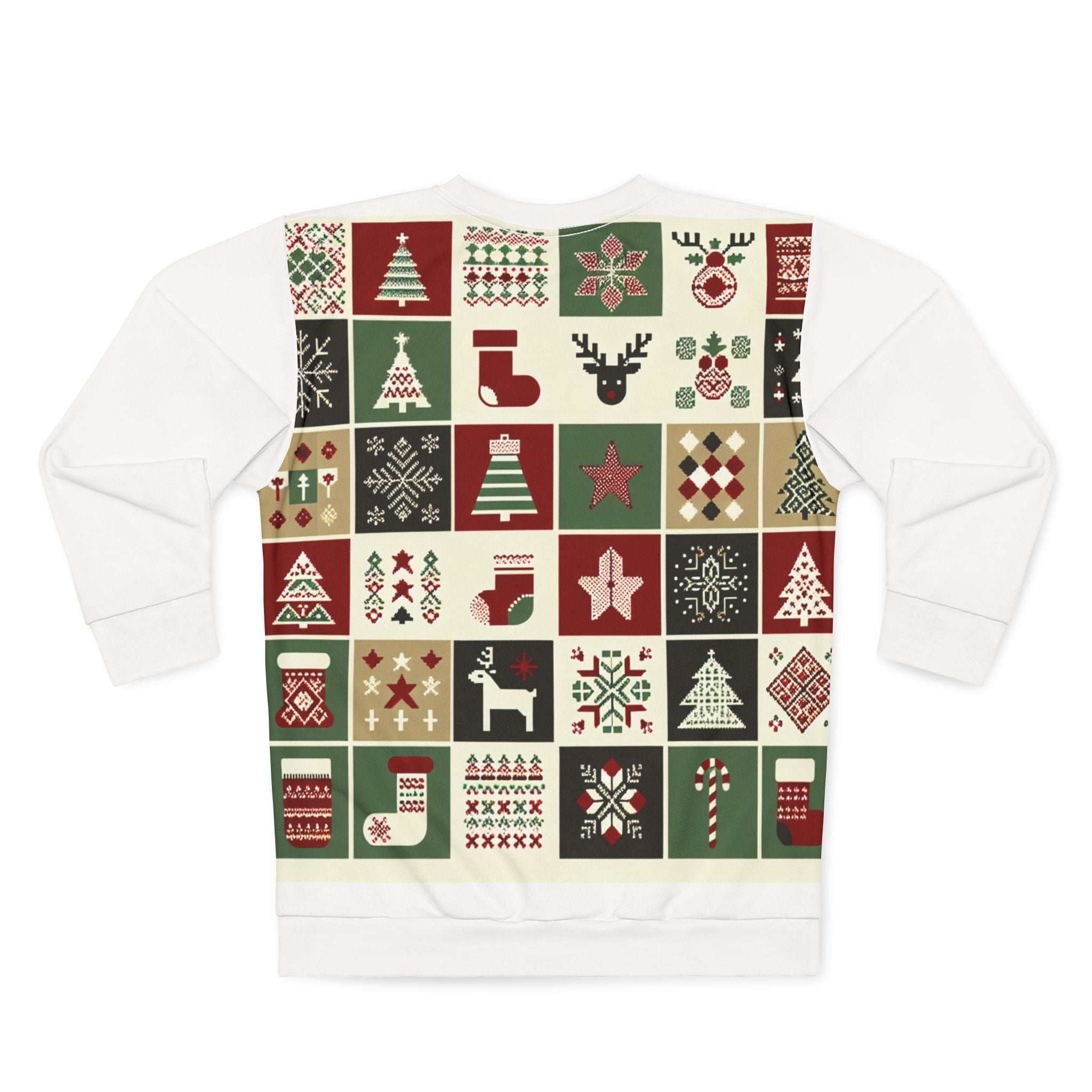 Area Christmas Sweatshirt with Festive Wonderland Print