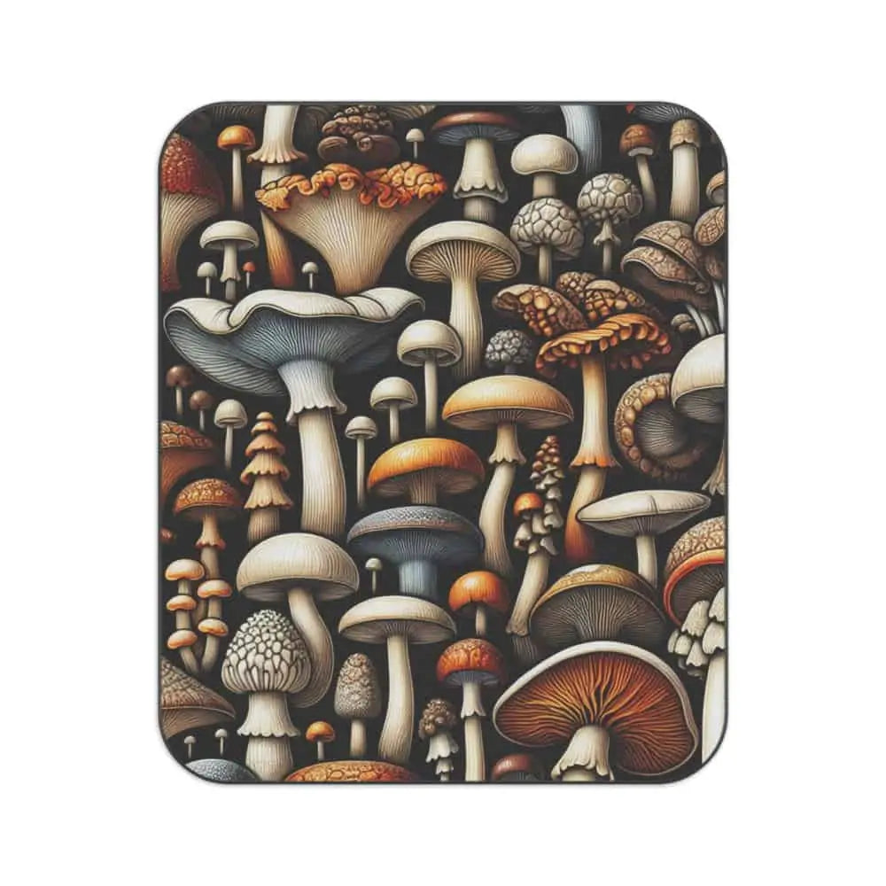 Area Picnic Blanket with Detailed Mushroom Designs 61’’ ×
