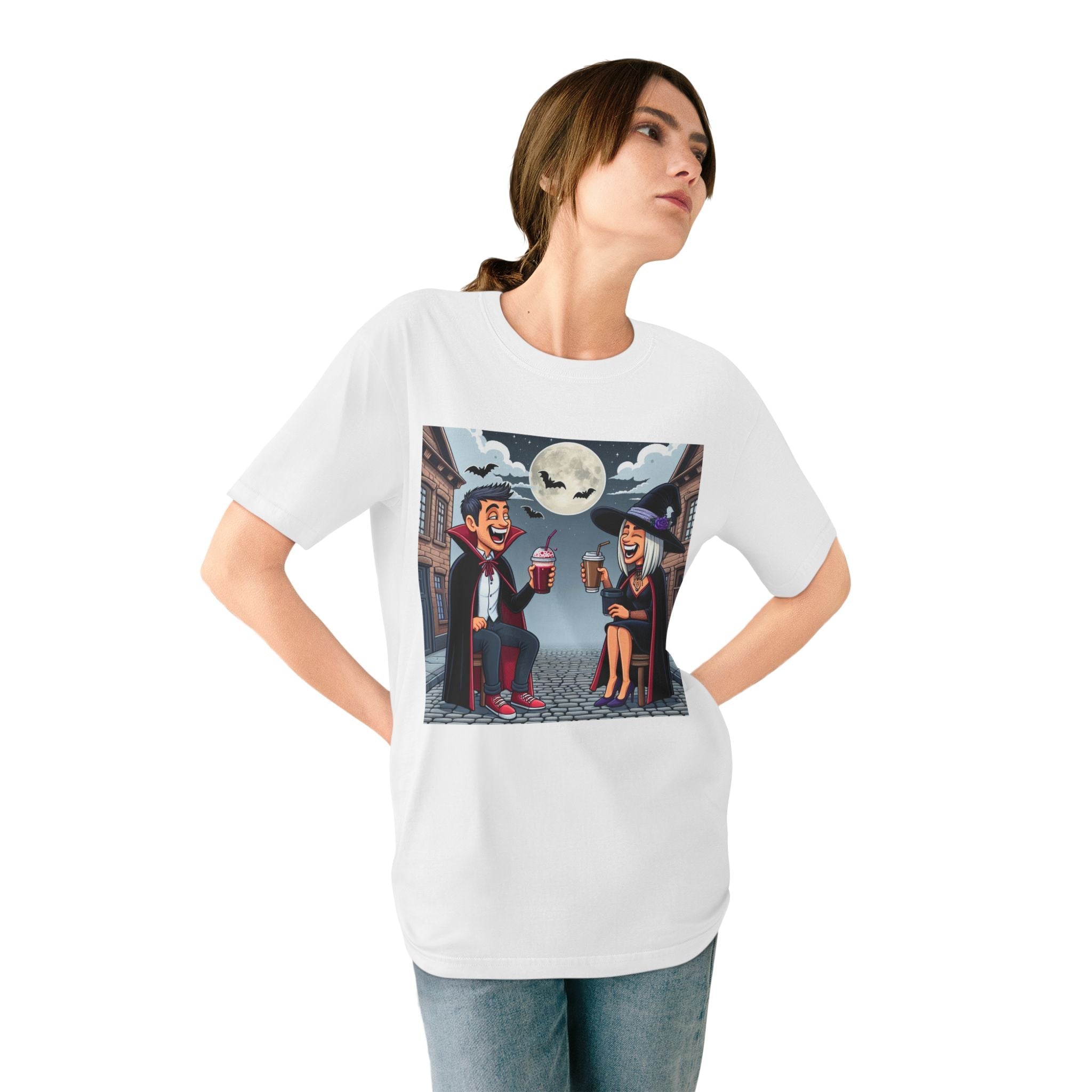 Area Terror T-Shirt with Witch and Vampire Design